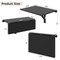 Space Saver Folding Wall-Mounted Drop-Leaf Table - 31.5" x 23.5" x 17.0" (L x W x H)